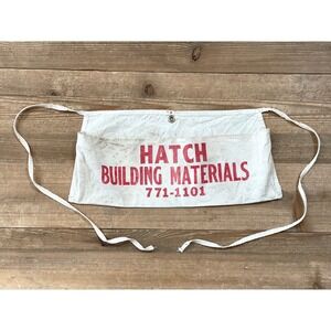 Vintage lumber company waist apron: vintage Advertising workwear